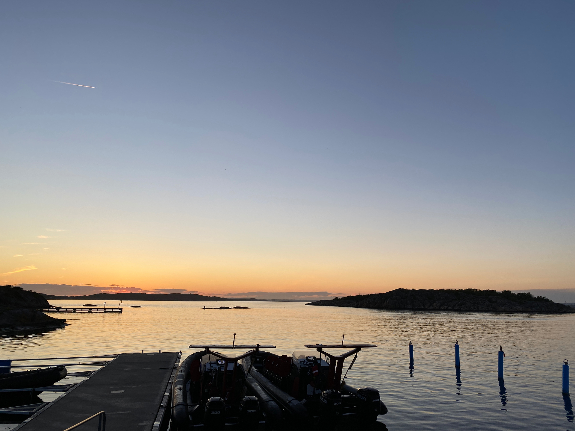 Skärgården i guldtimmen